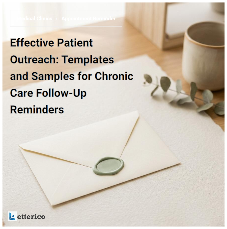 Effective Patient Outreach: Templates and Samples for Chronic Care Follow-Up Reminders