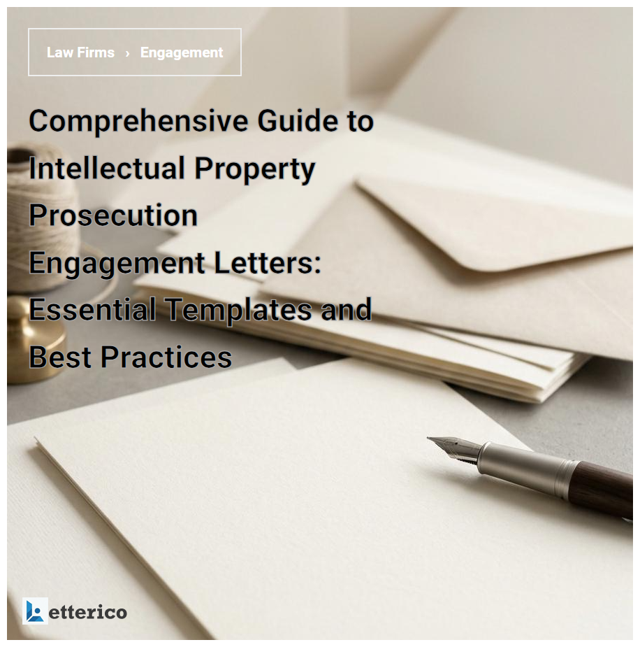 Comprehensive Guide to Intellectual Property Prosecution Engagement Letters: Essential Templates and Best Practices
