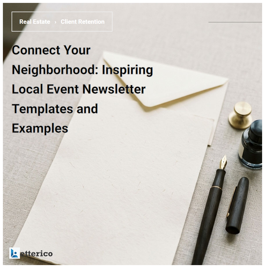 Connect Your Neighborhood: Inspiring Local Event Newsletter Templates and Examples