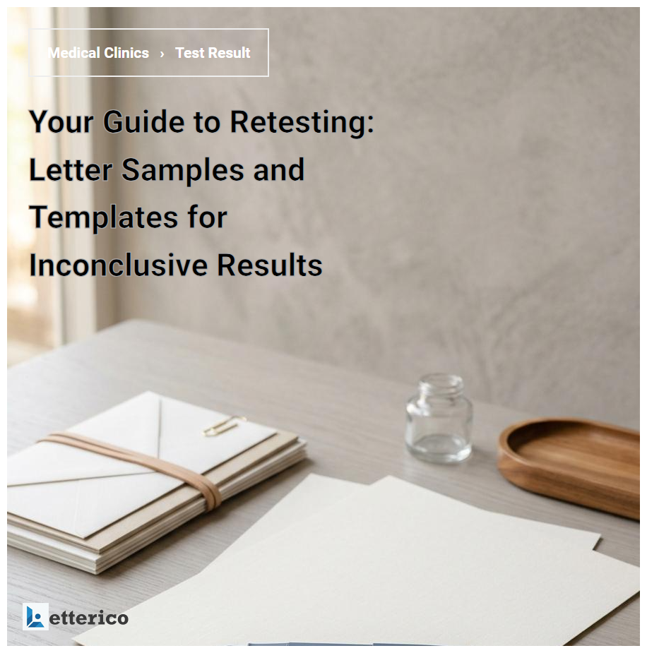 Your Guide to Retesting: Letter Samples and Templates for Inconclusive Results