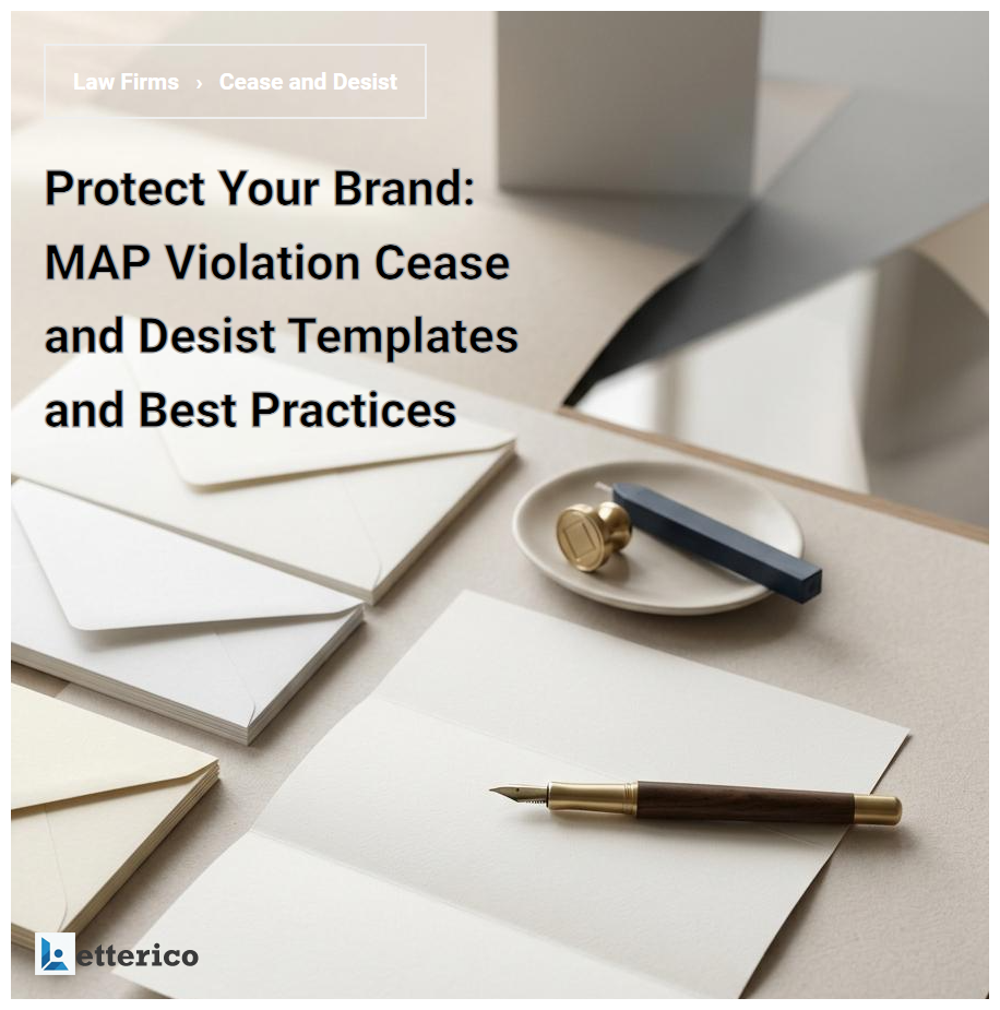 Protect Your Brand: MAP Violation Cease and Desist Templates and Best Practices