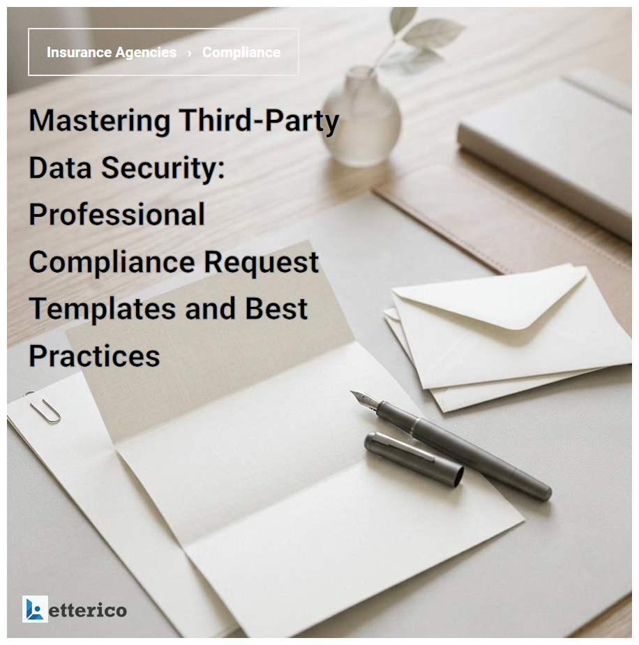 Mastering Third-Party Data Security: Professional Compliance Request Templates and Best Practices