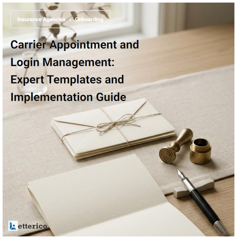 Carrier Appointment and Login Management: Expert Templates and Implementation Guide