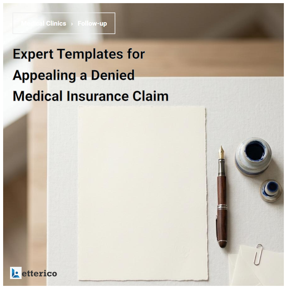Expert Templates for Appealing a Denied Medical Insurance Claim