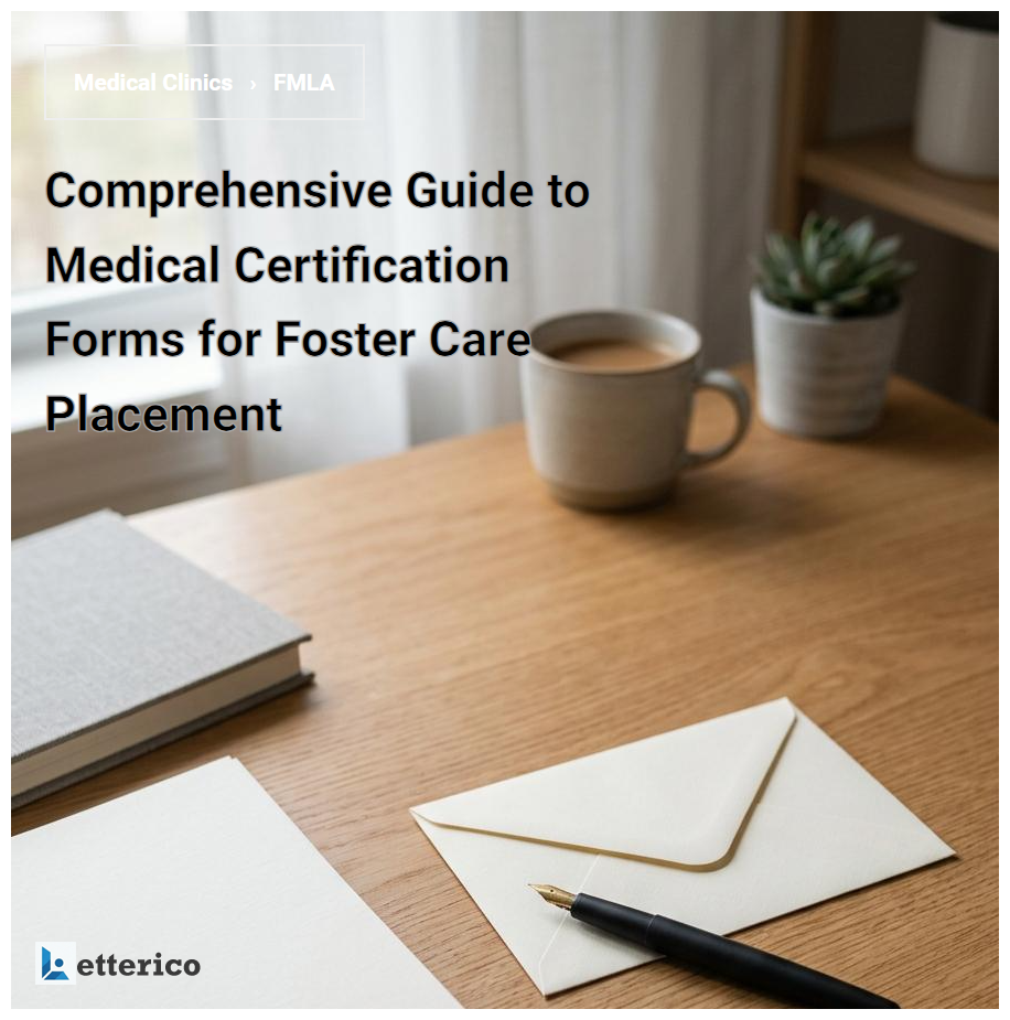 Comprehensive Guide to Medical Certification Forms for Foster Care Placement