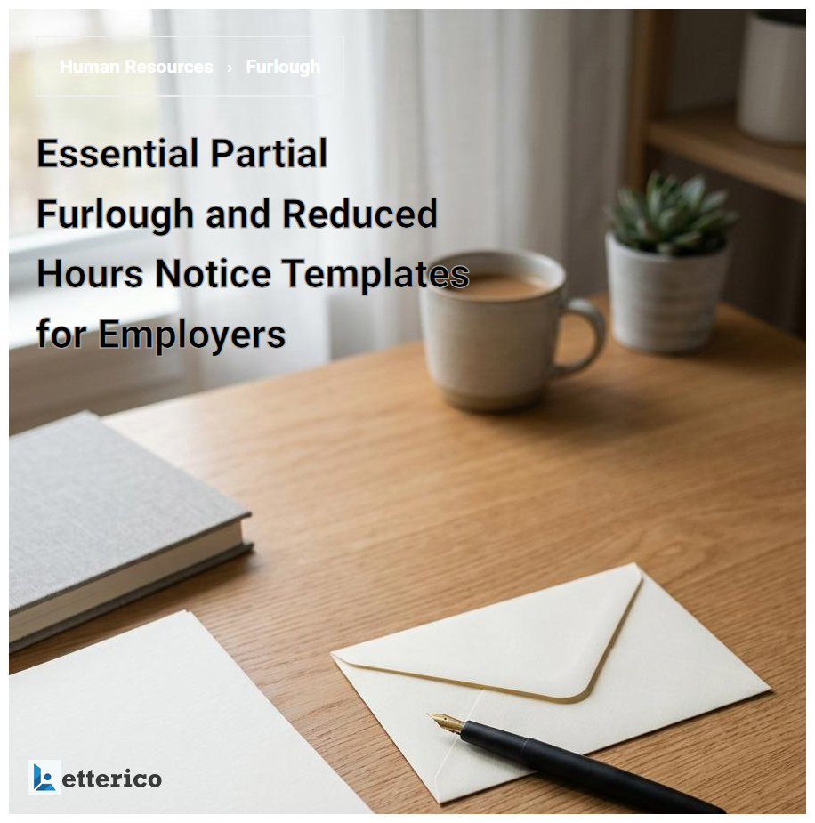 Essential Partial Furlough and Reduced Hours Notice Templates for Employers