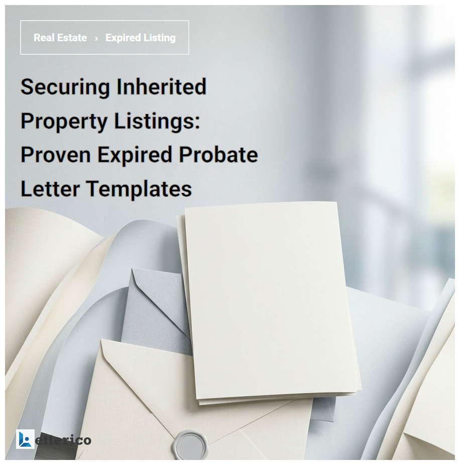 Securing Inherited Property Listings: Proven Expired Probate Letter Templates