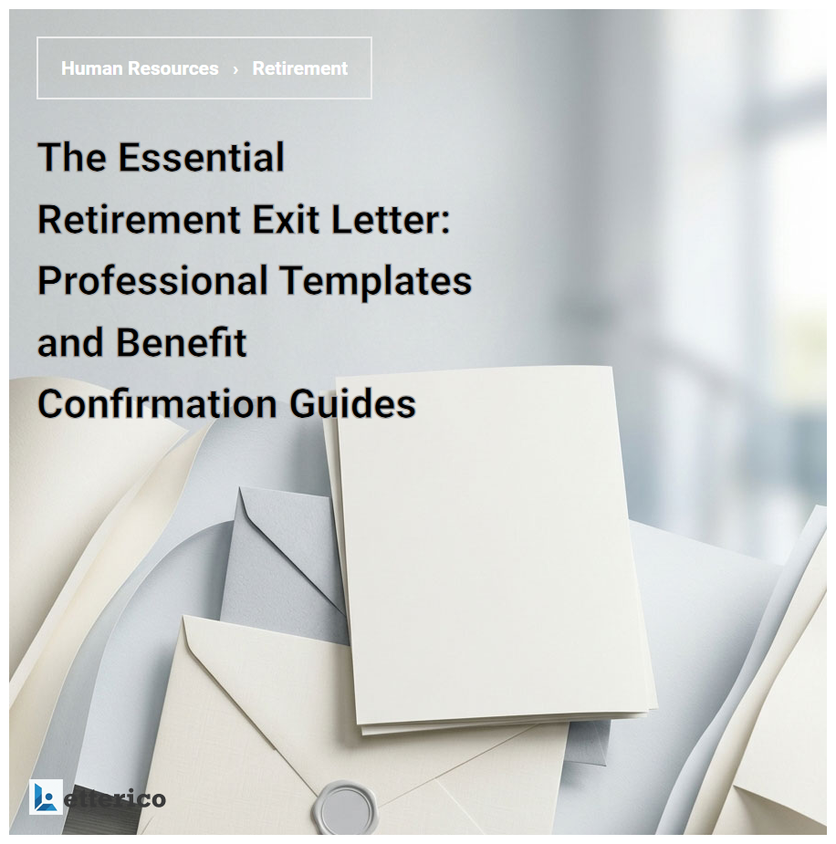 The Essential Retirement Exit Letter: Professional Templates and Benefit Confirmation Guides