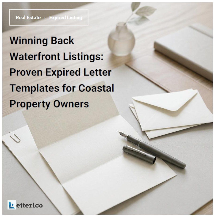 Winning Back Waterfront Listings: Proven Expired Letter Templates for Coastal Property Owners