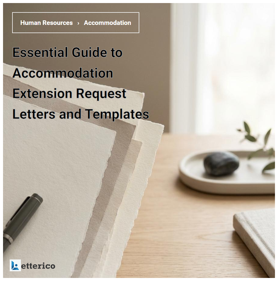 Essential Guide to Accommodation Extension Request Letters and Templates