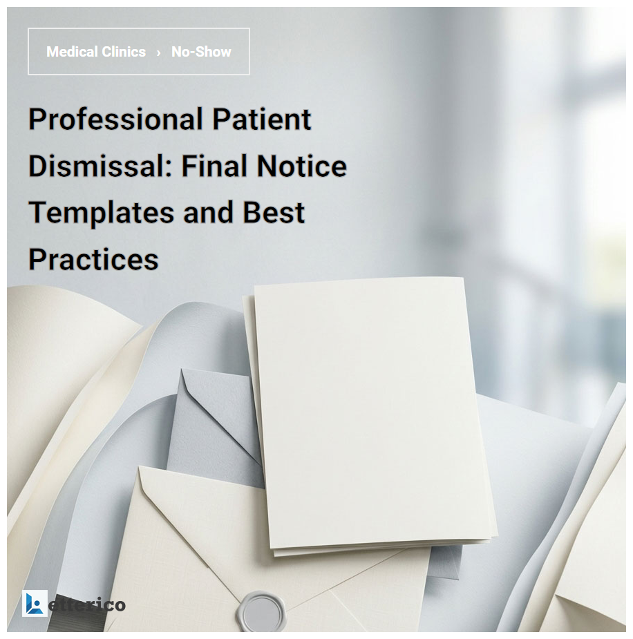 Professional Patient Dismissal: Final Notice Templates and Best Practices