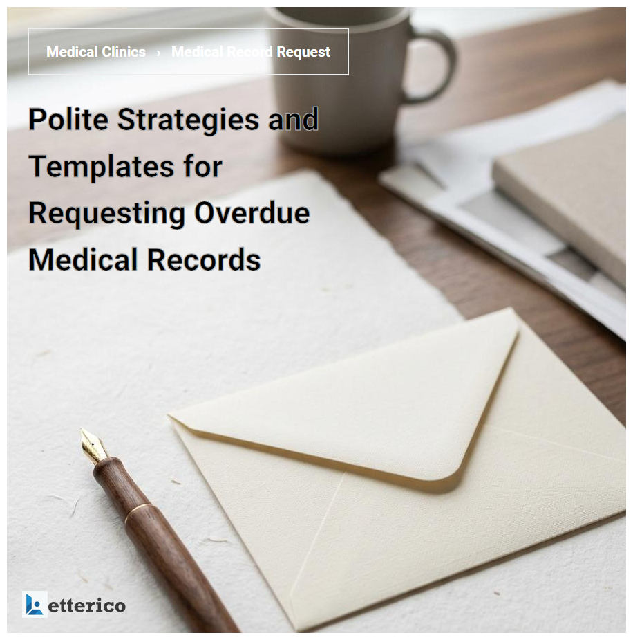 Polite Strategies and Templates for Requesting Overdue Medical Records