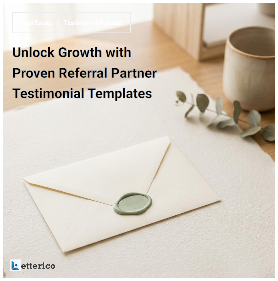 Unlock Growth with Proven Referral Partner Testimonial Templates