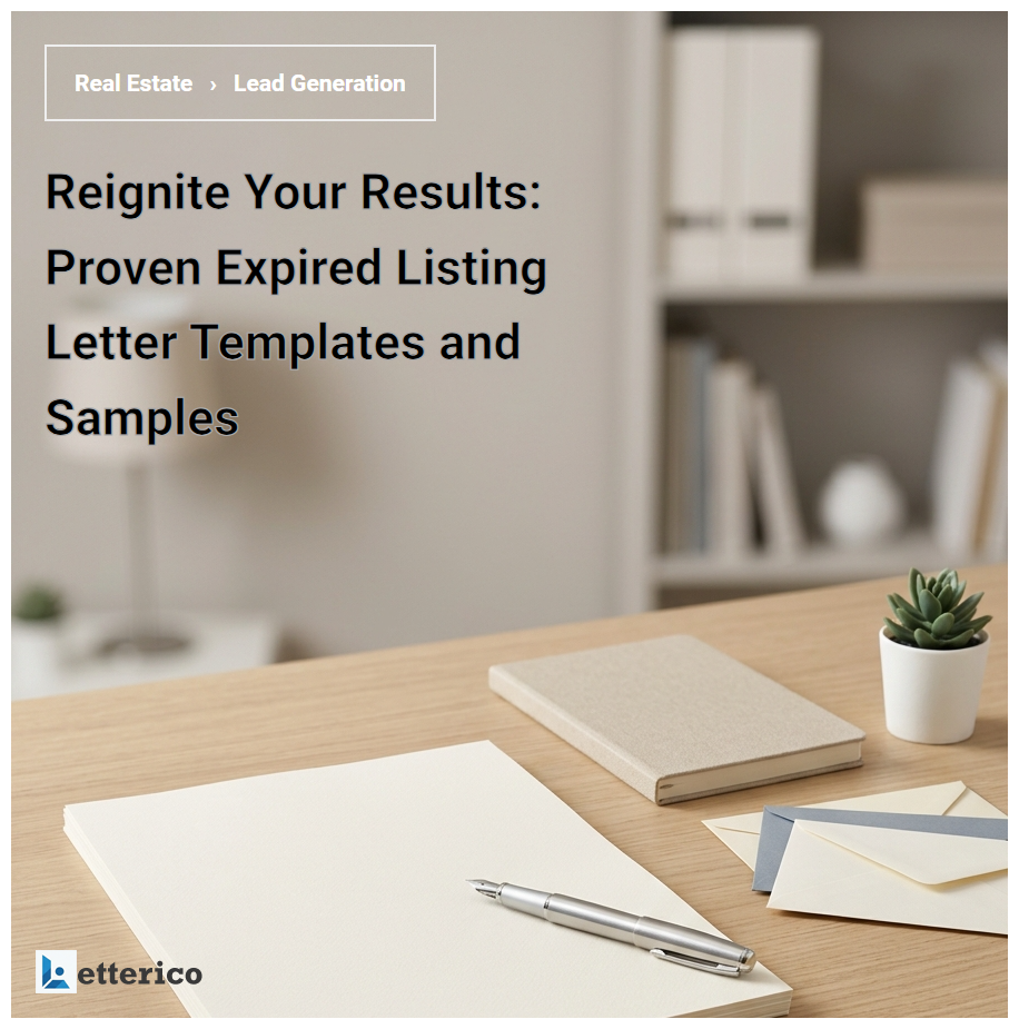 Reignite Your Results: Proven Expired Listing Letter Templates and Samples