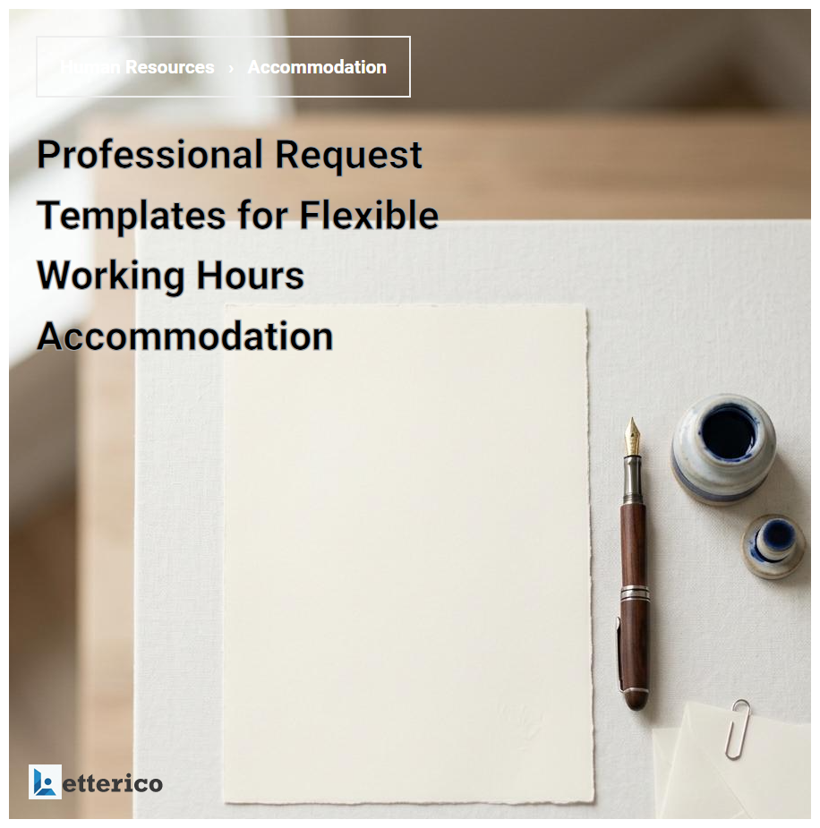 Professional Request Templates for Flexible Working Hours Accommodation