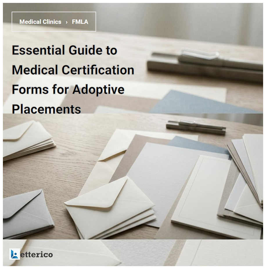 Essential Guide to Medical Certification Forms for Adoptive Placements