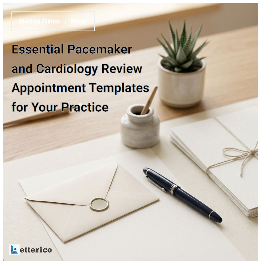 Essential Pacemaker and Cardiology Review Appointment Templates for Your Practice