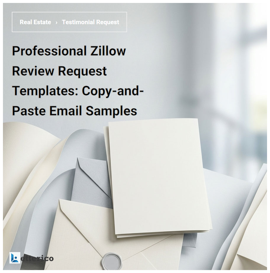 Professional Zillow Review Request Templates: Copy-and-Paste Email Samples