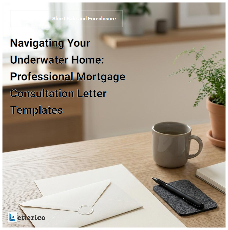 Navigating Your Underwater Home: Professional Mortgage Consultation Letter Templates