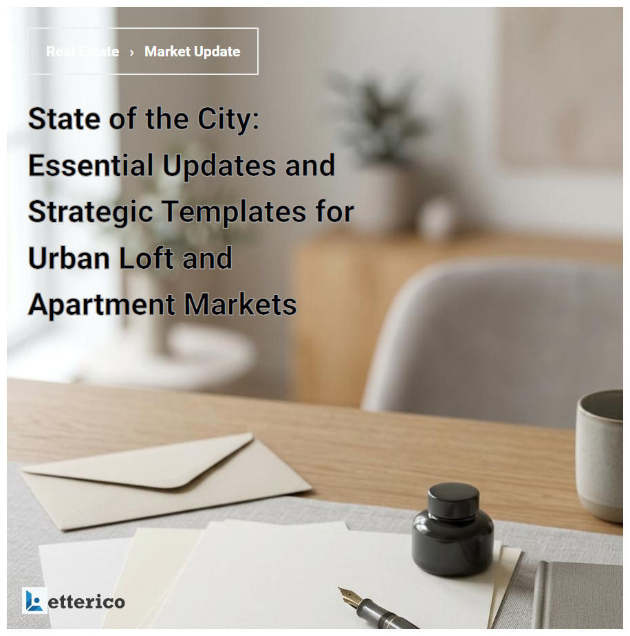 State of the City: Essential Updates and Strategic Templates for Urban Loft and Apartment Markets