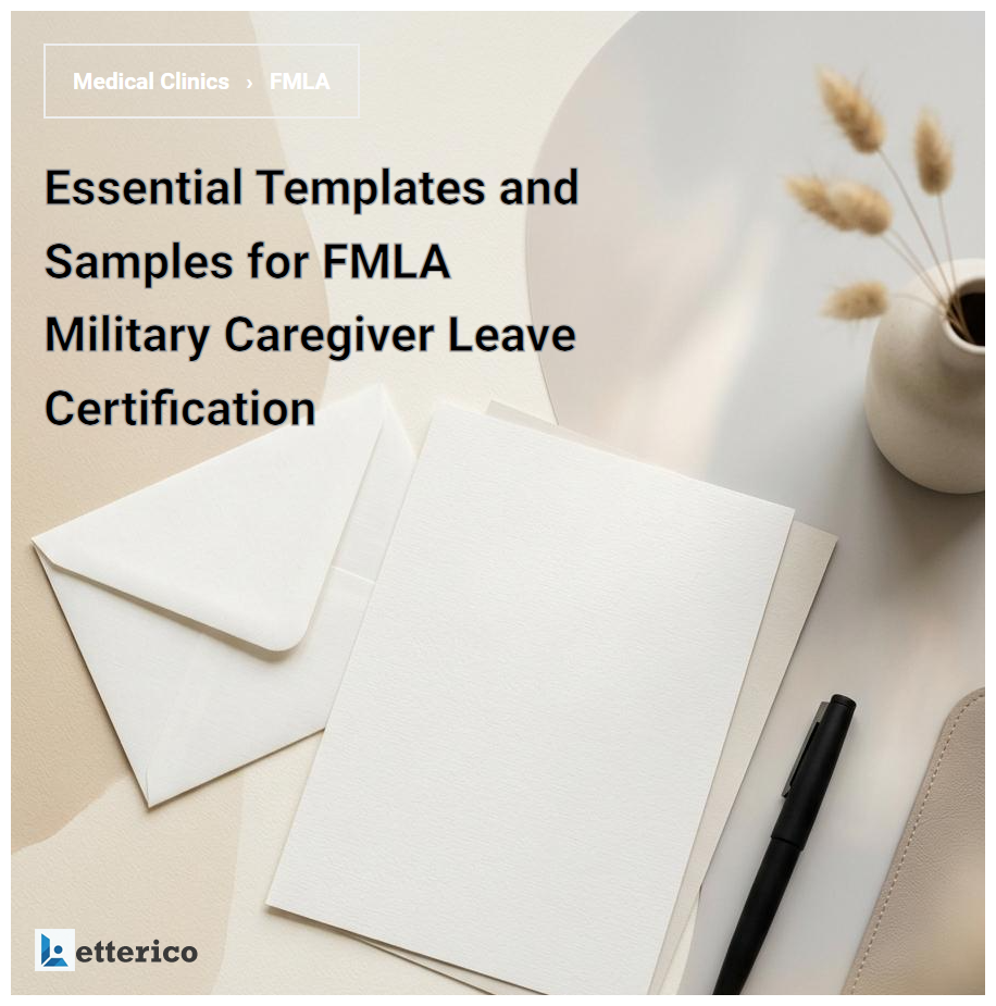 Essential Templates and Samples for FMLA Military Caregiver Leave Certification