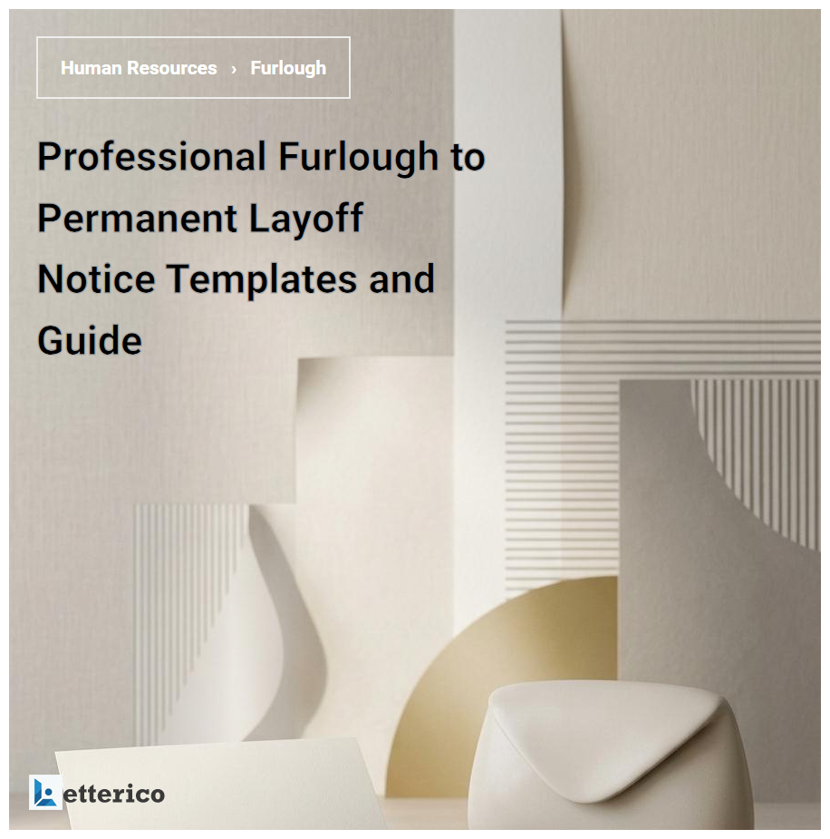 Professional Furlough to Permanent Layoff Notice Templates and Guide