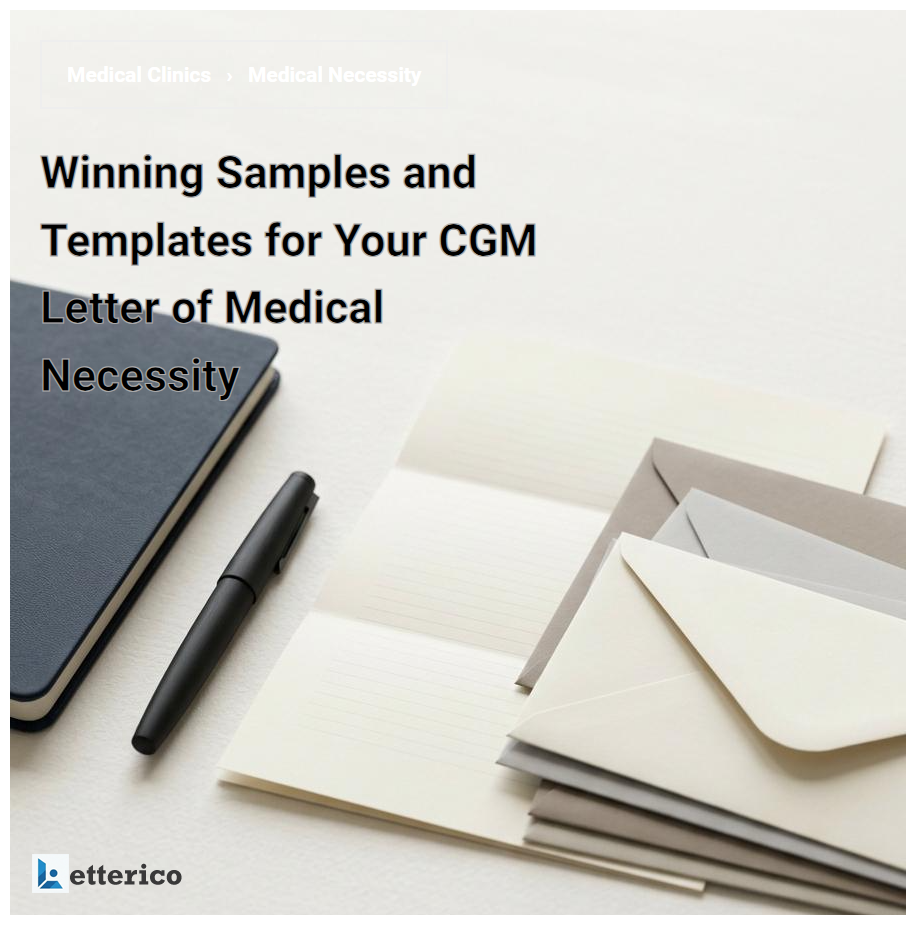 Winning Samples and Templates for Your CGM Letter of Medical Necessity