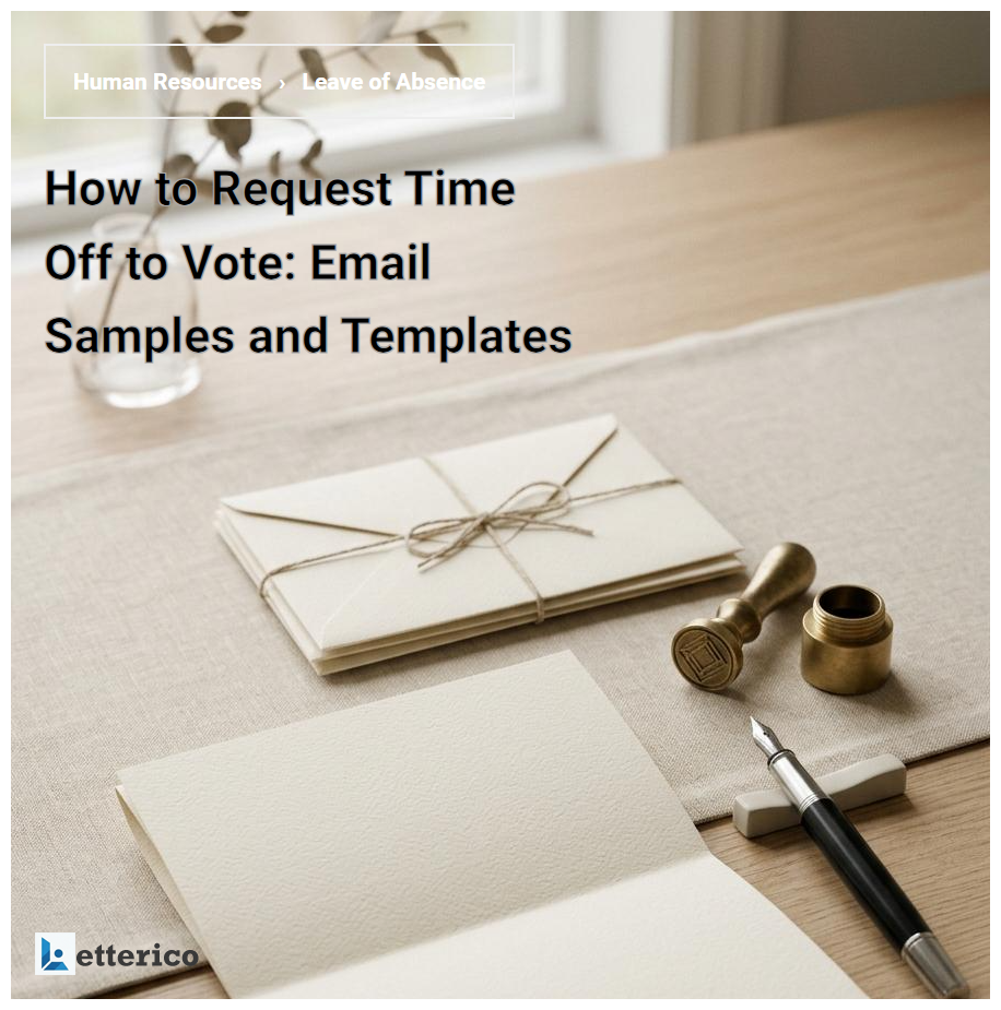 How to Request Time Off to Vote: Email Samples and Templates