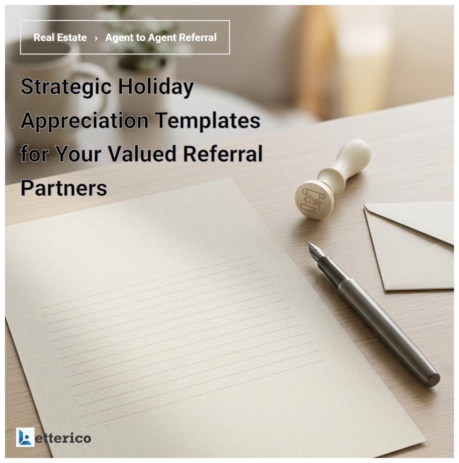 Strategic Holiday Appreciation Templates for Your Valued Referral Partners