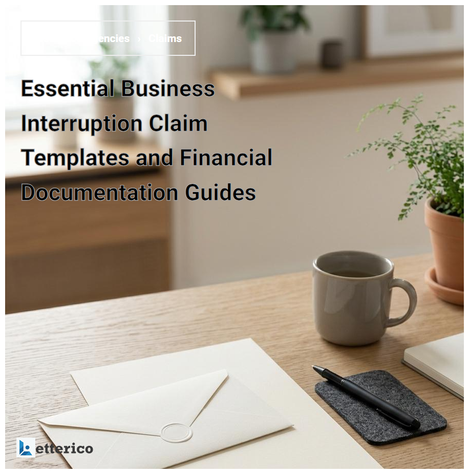 Essential Business Interruption Claim Templates and Financial Documentation Guides