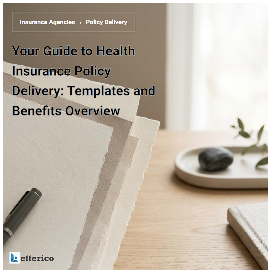 Your Guide to Health Insurance Policy Delivery: Templates and Benefits Overview