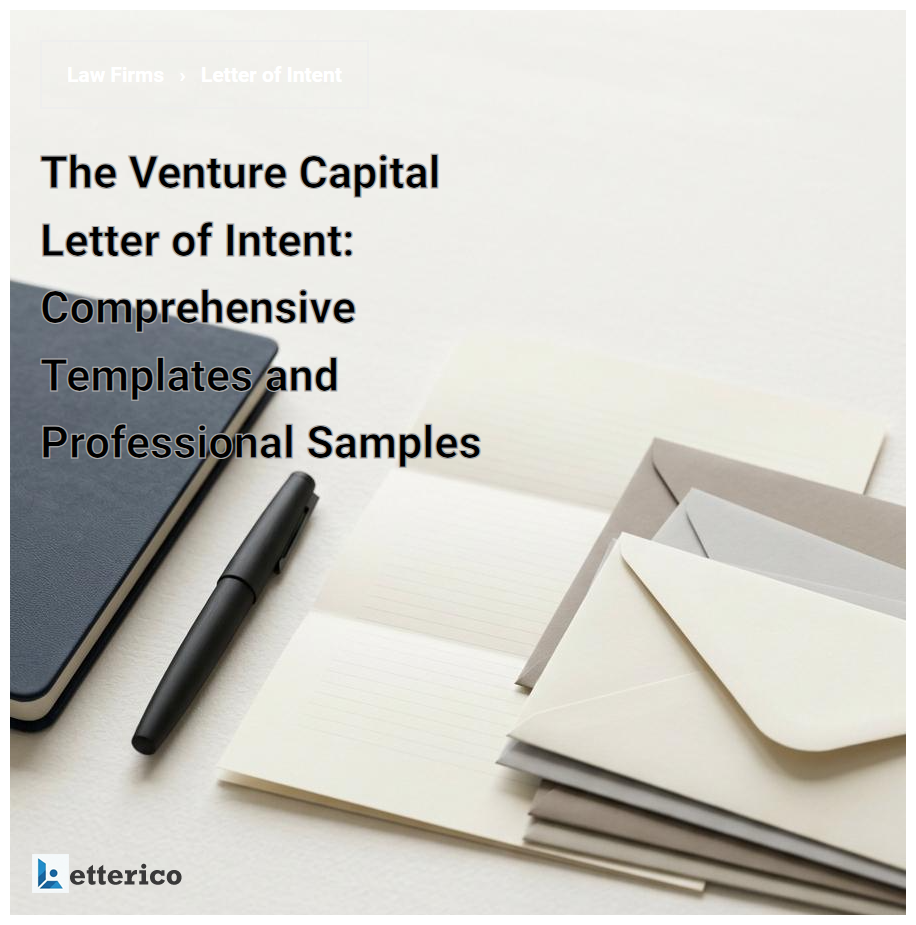 The Venture Capital Letter of Intent: Comprehensive Templates and Professional Samples