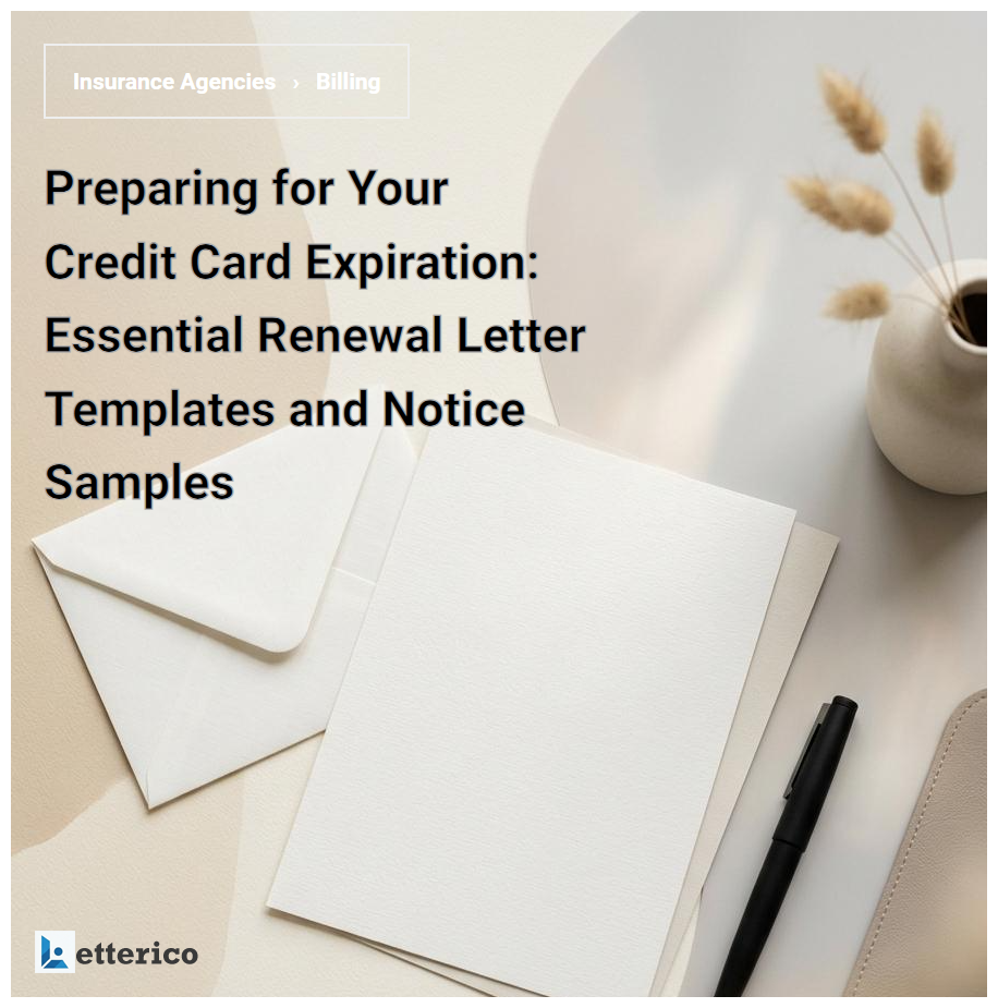 Preparing for Your Credit Card Expiration: Essential Renewal Letter Templates and Notice Samples
