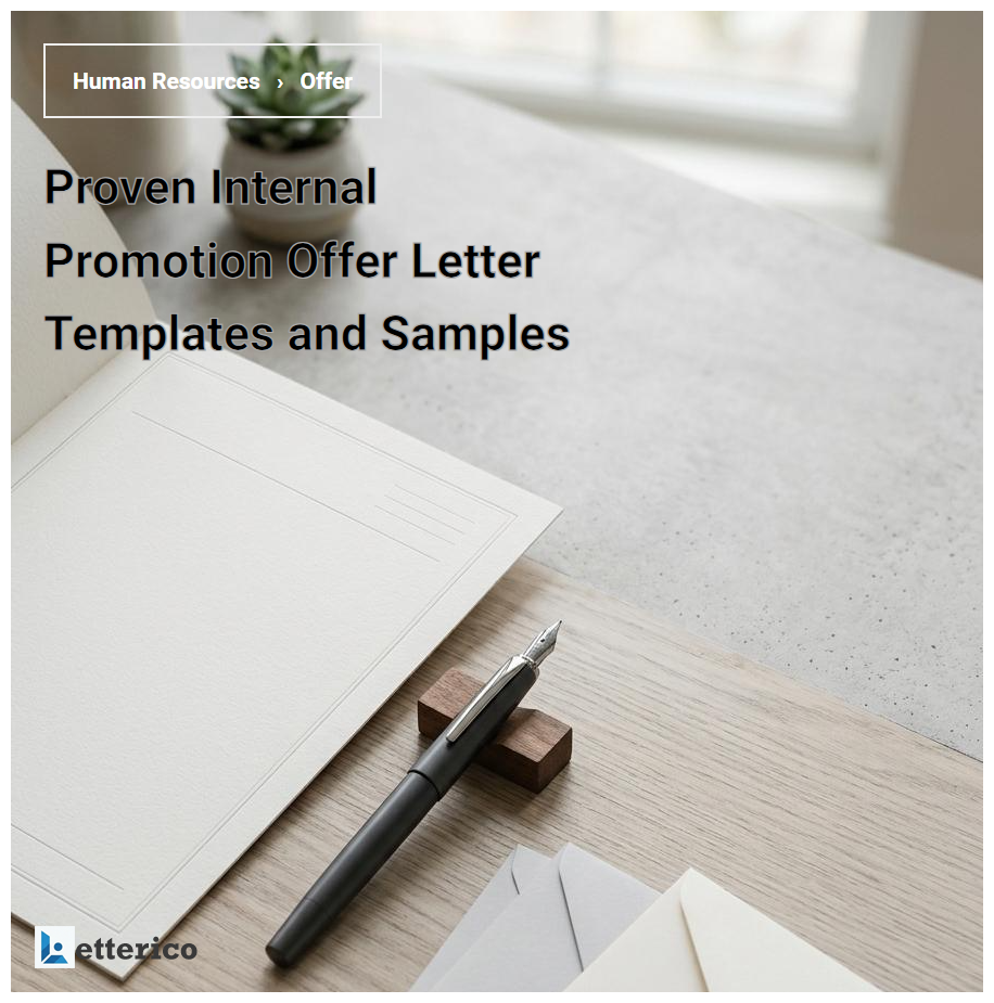 Proven Internal Promotion Offer Letter Templates and Samples