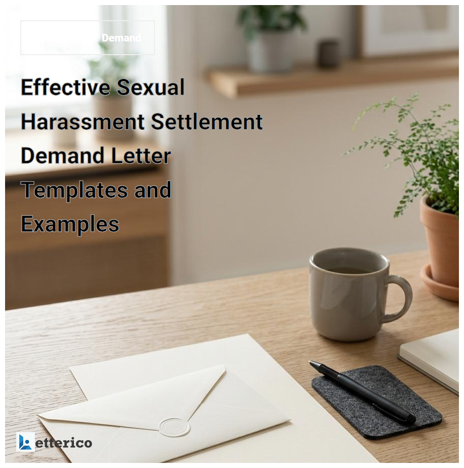 Effective Sexual Harassment Settlement Demand Letter Templates and Examples