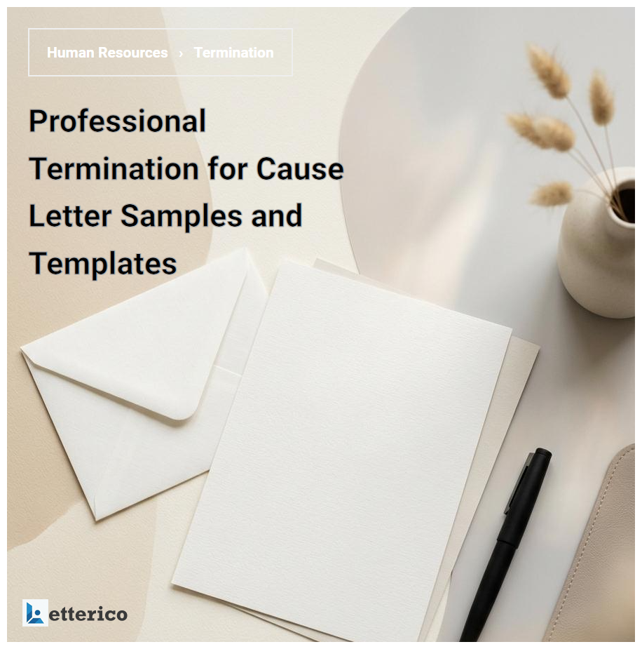 Professional Termination for Cause Letter Samples and Templates