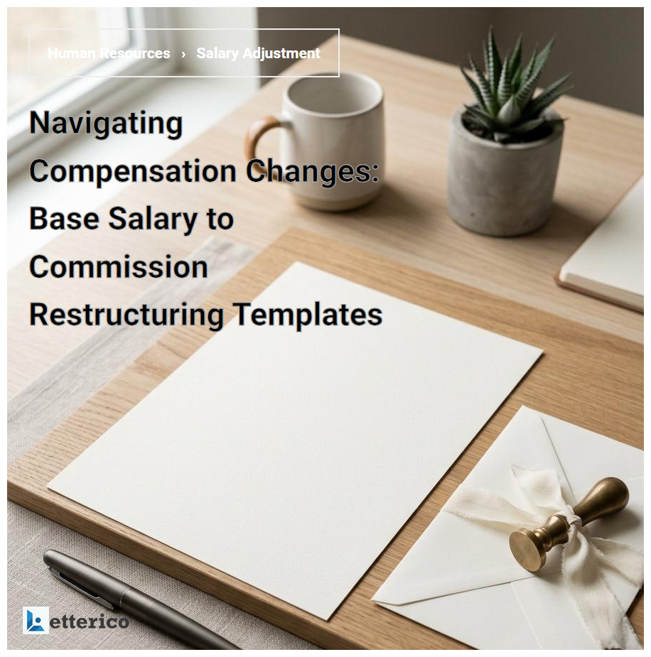 Navigating Compensation Changes: Base Salary to Commission Restructuring Templates