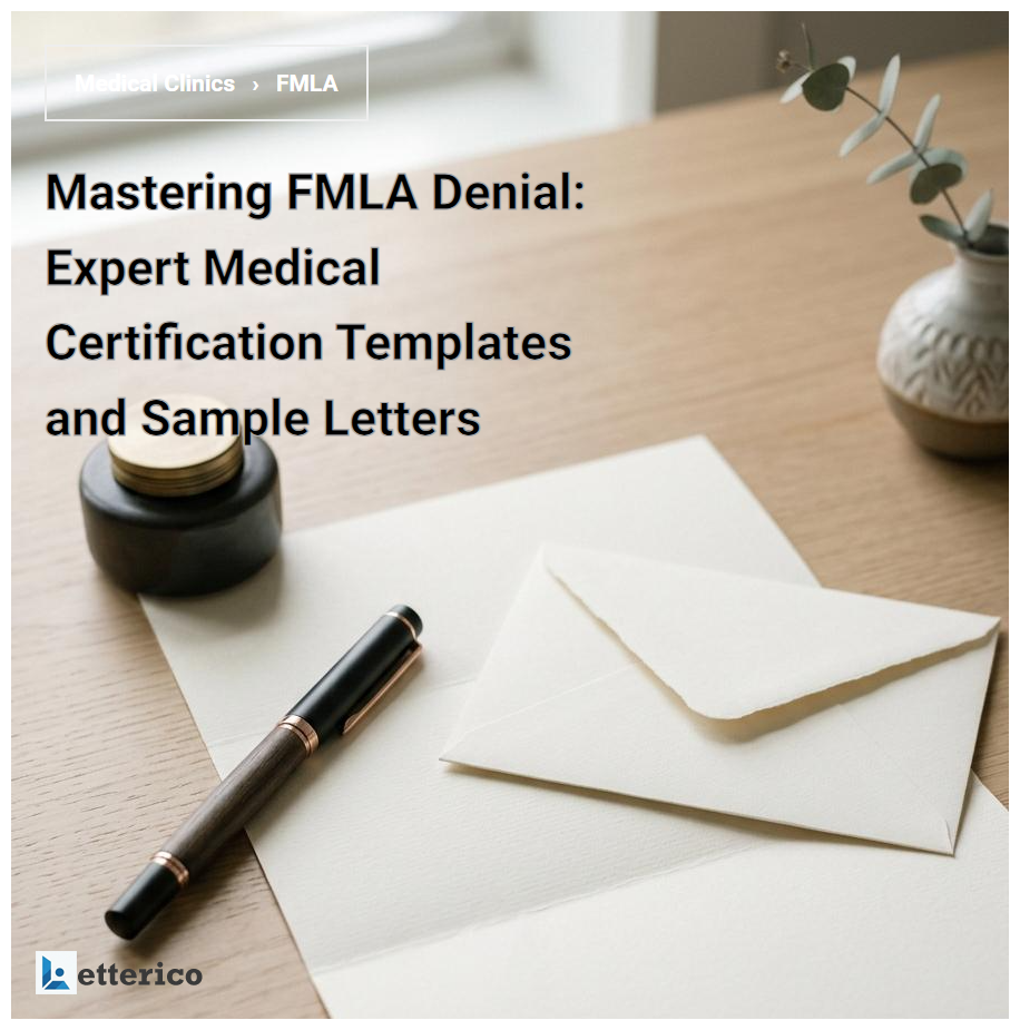 Mastering FMLA Denial: Expert Medical Certification Templates and Sample Letters
