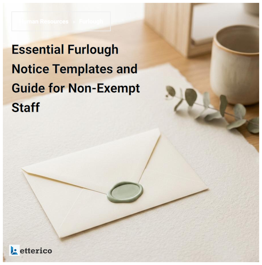 Essential Furlough Notice Templates and Guide for Non-Exempt Staff