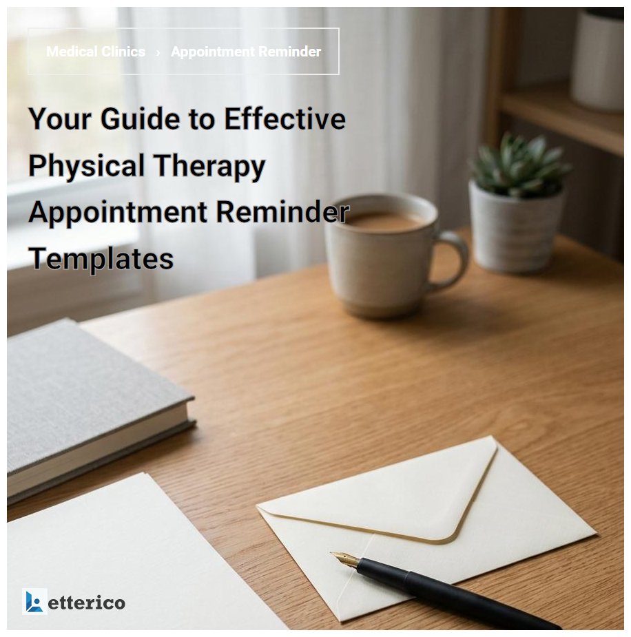 Your Guide to Effective Physical Therapy Appointment Reminder Templates