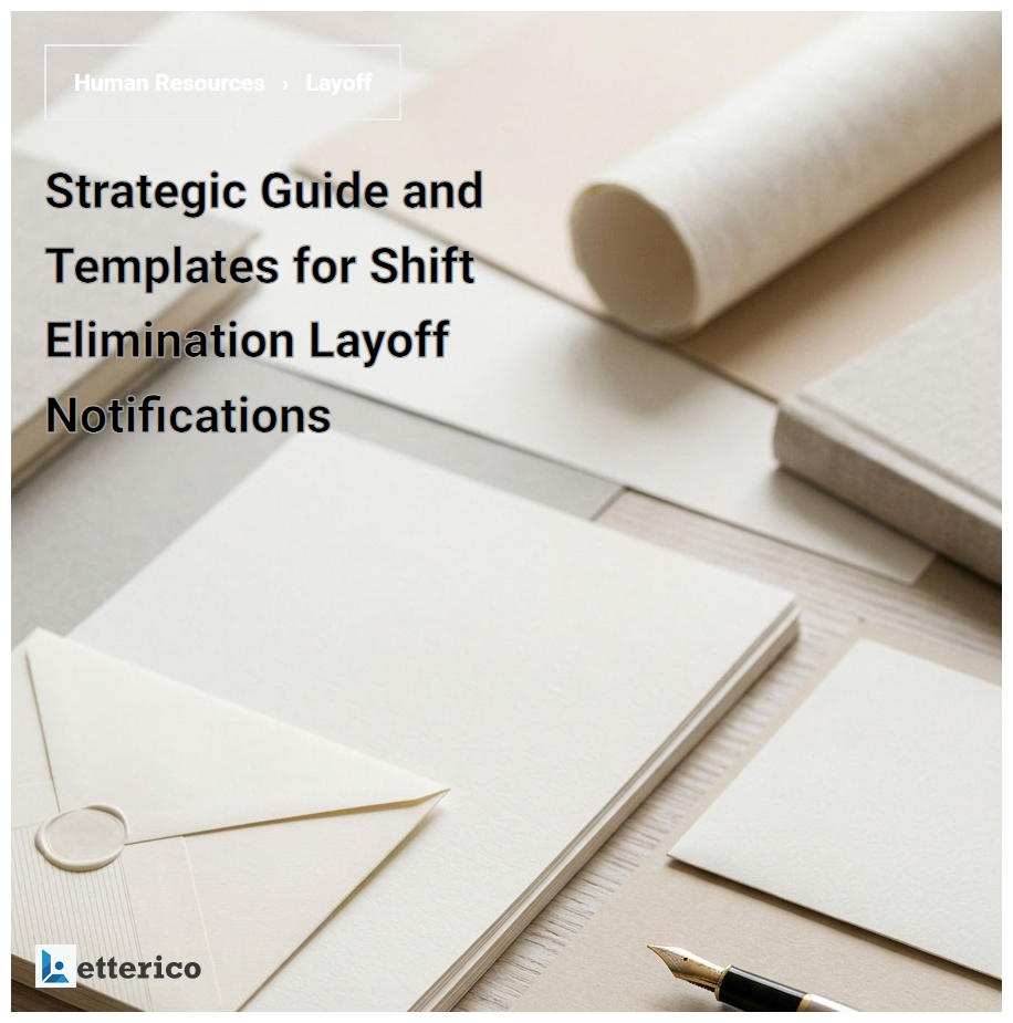 Strategic Guide and Templates for Shift Elimination Layoff Notifications