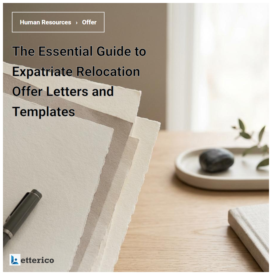 The Essential Guide to Expatriate Relocation Offer Letters and Templates