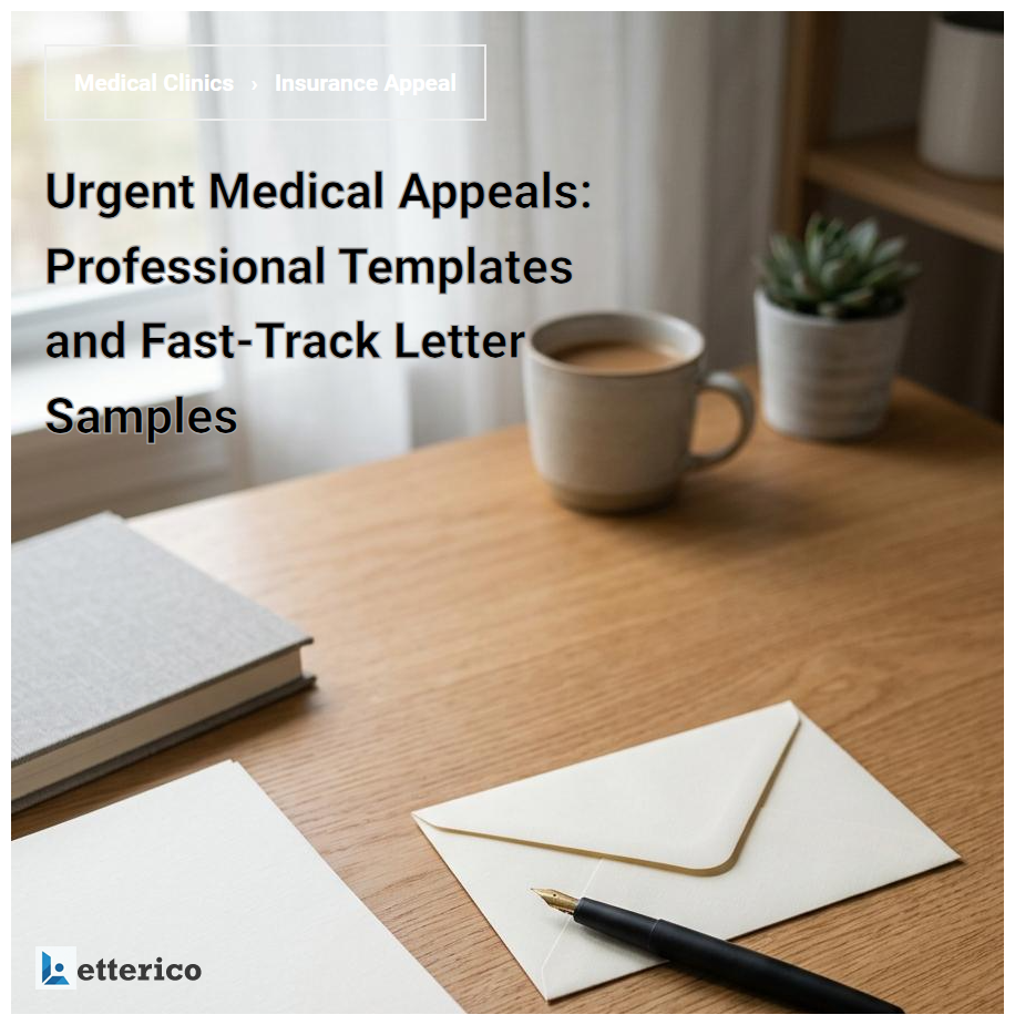Urgent Medical Appeals: Professional Templates and Fast-Track Letter Samples
