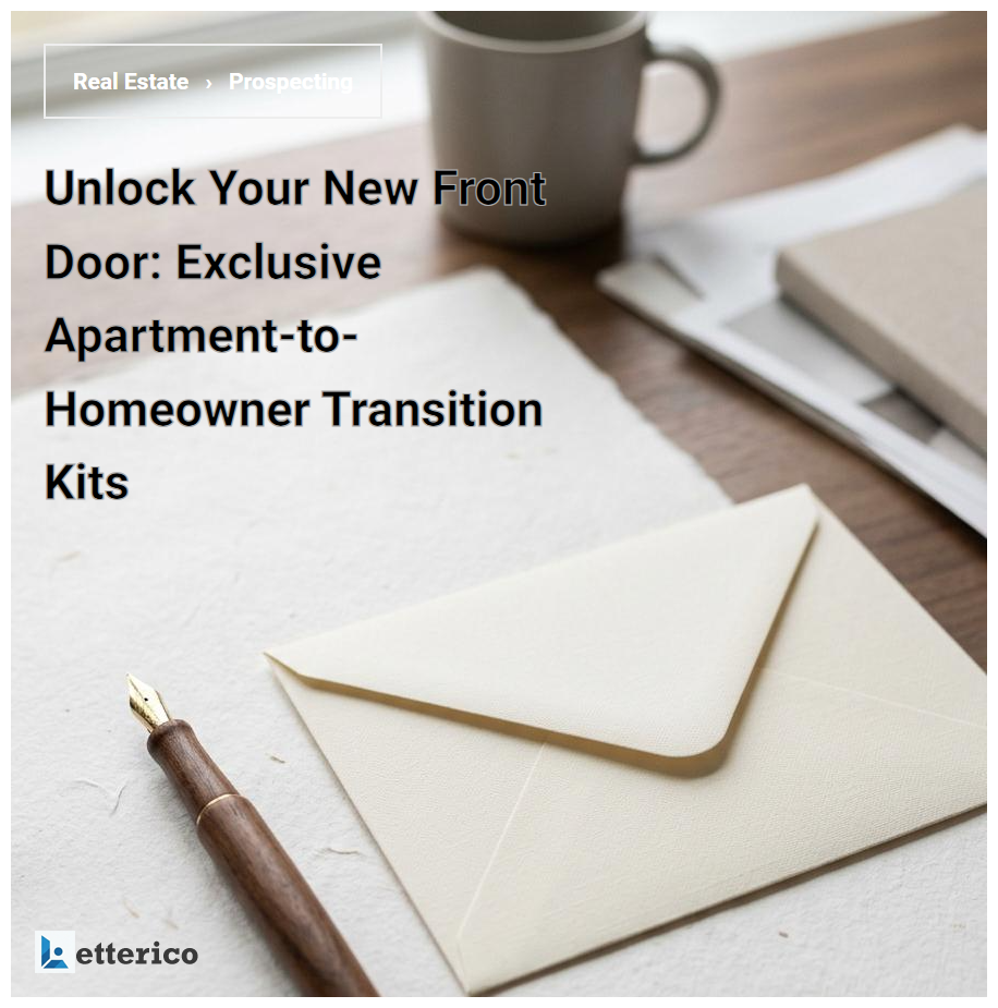Unlock Your New Front Door: Exclusive Apartment-to-Homeowner Transition Kits