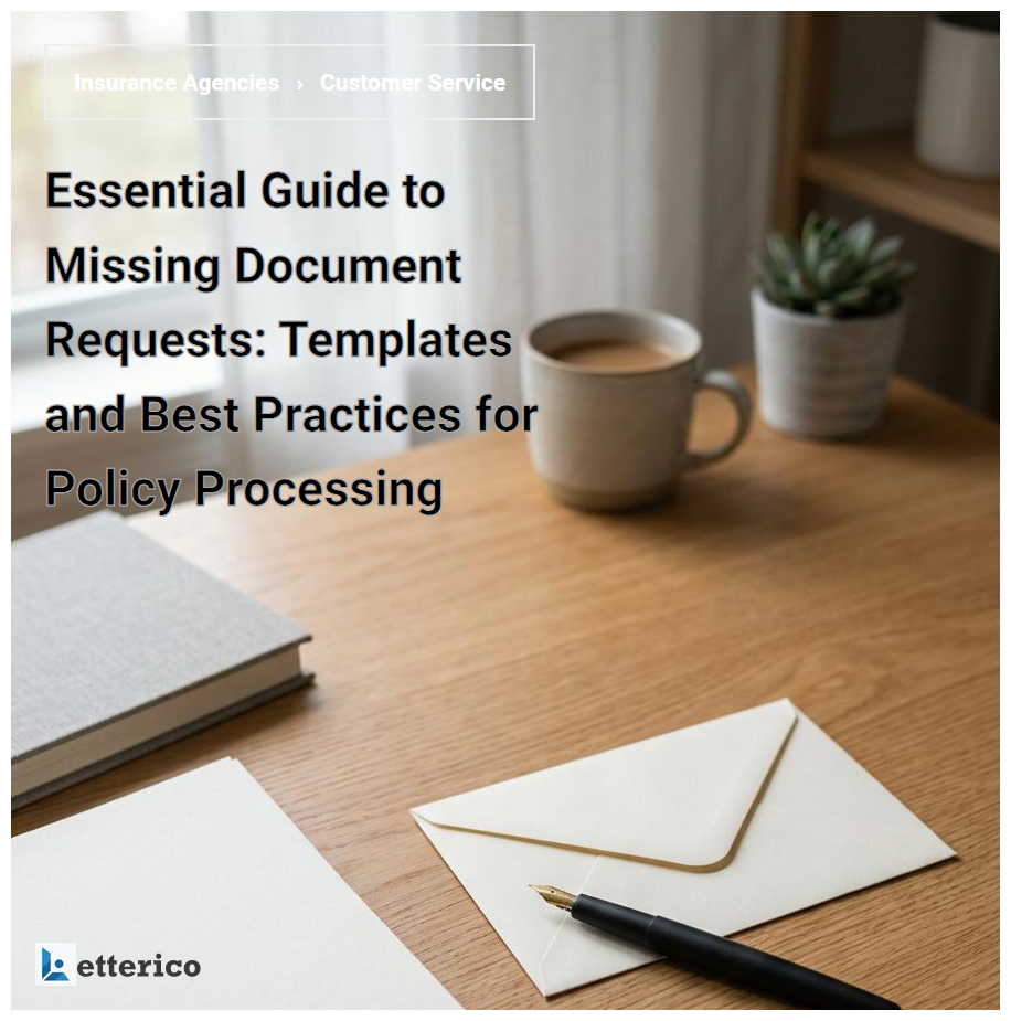 Essential Guide to Missing Document Requests: Templates and Best Practices for Policy Processing