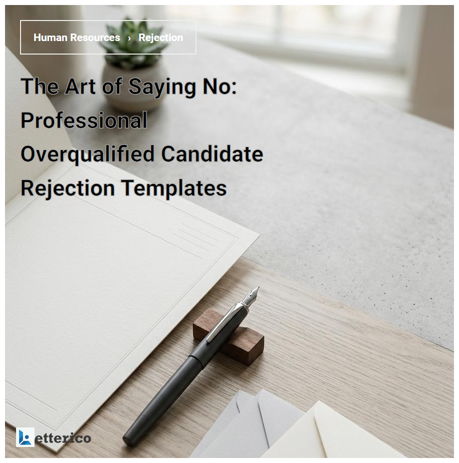 The Art of Saying No: Professional Overqualified Candidate Rejection Templates