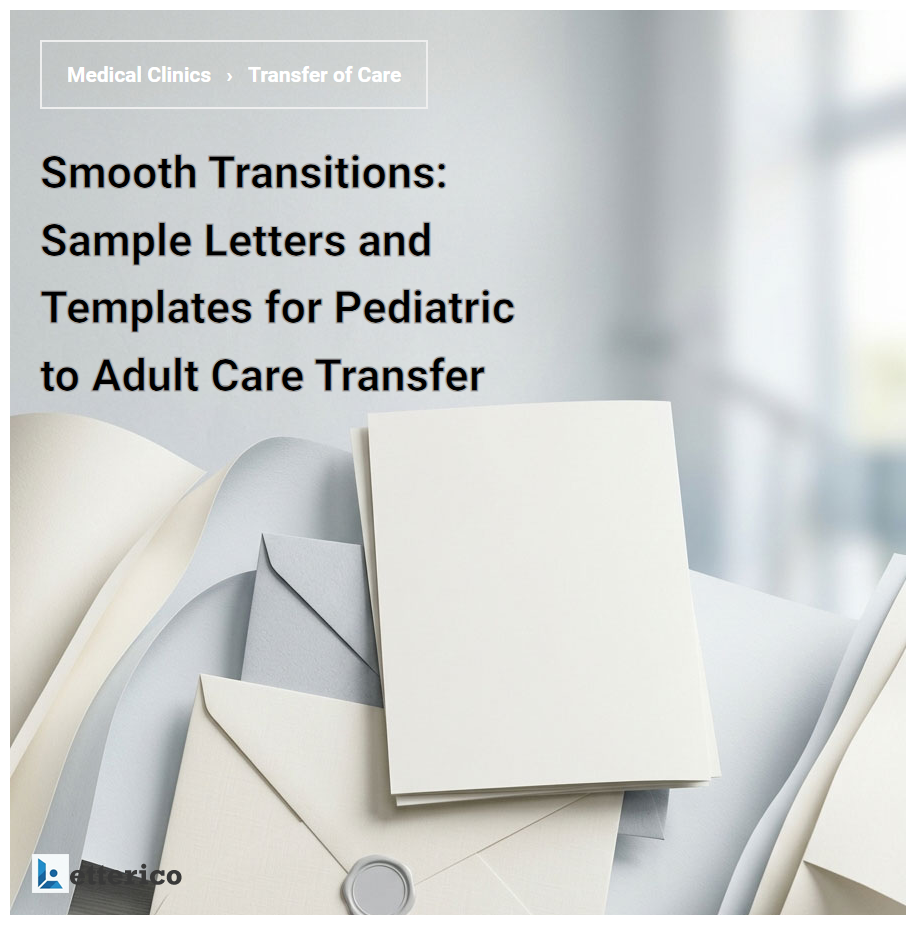 Smooth Transitions: Sample Letters and Templates for Pediatric to Adult Care Transfer