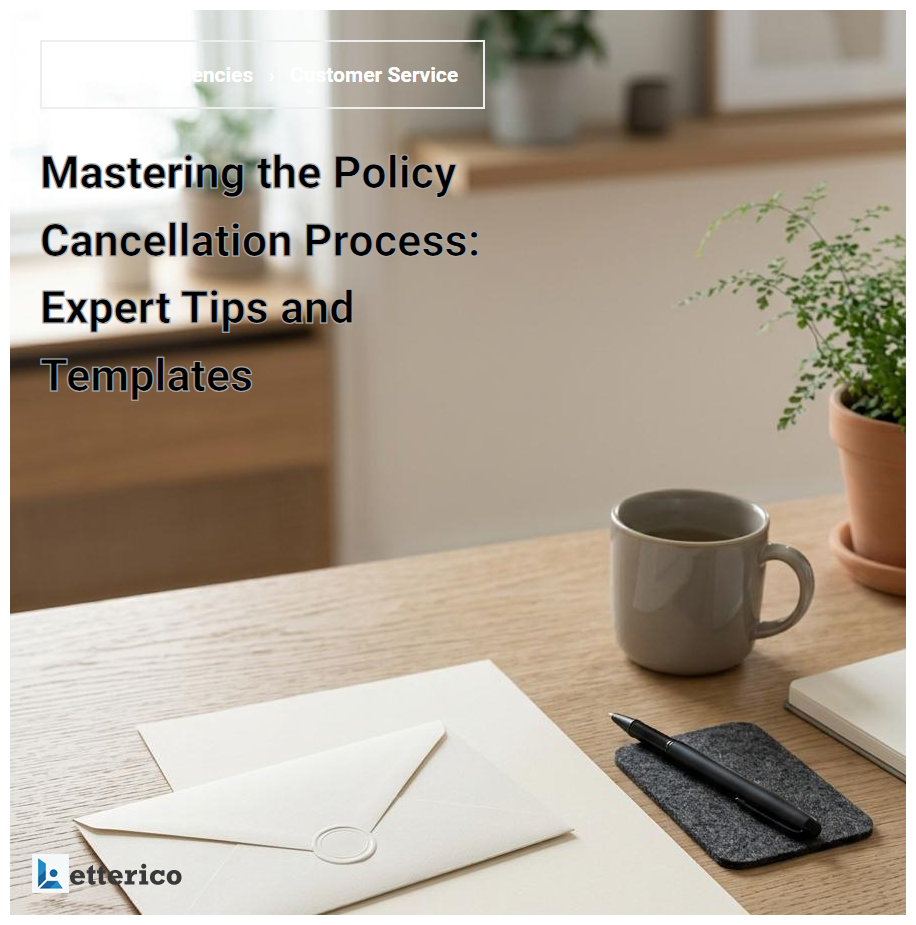 Mastering the Policy Cancellation Process: Expert Tips and Templates