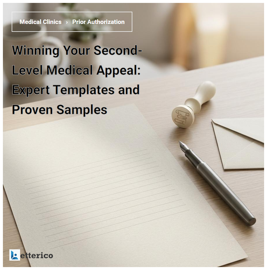 Winning Your Second-Level Medical Appeal: Expert Templates and Proven Samples