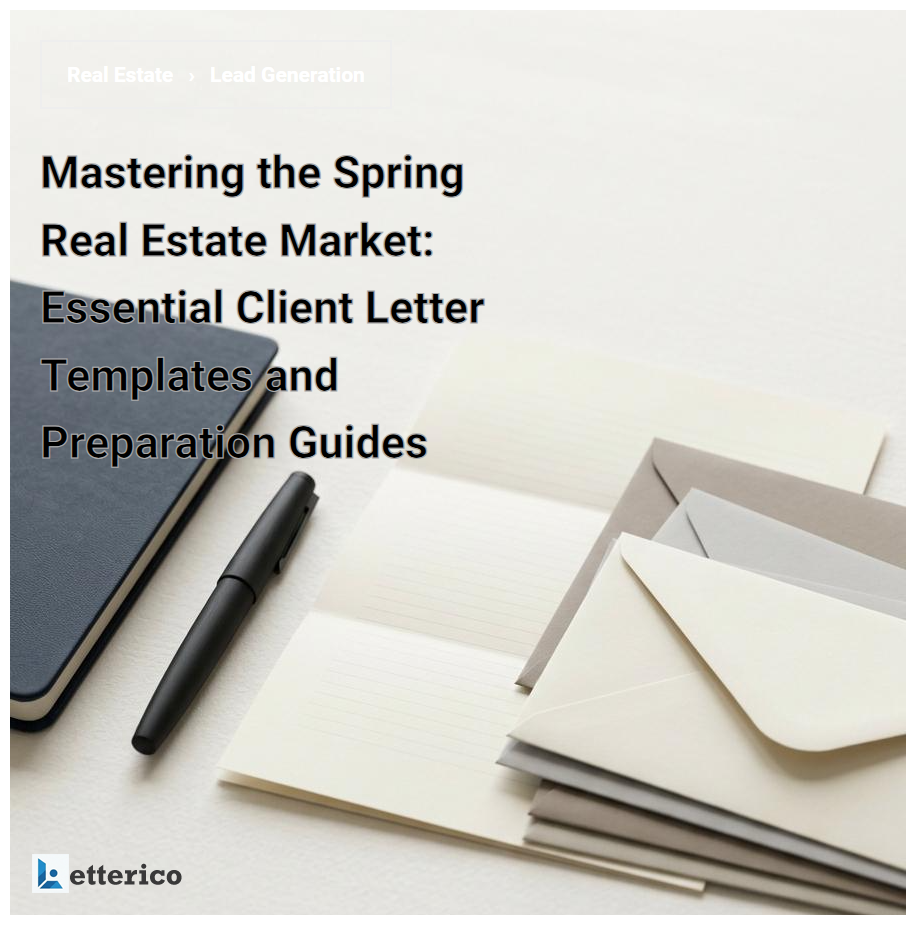 Mastering the Spring Real Estate Market: Essential Client Letter Templates and Preparation Guides